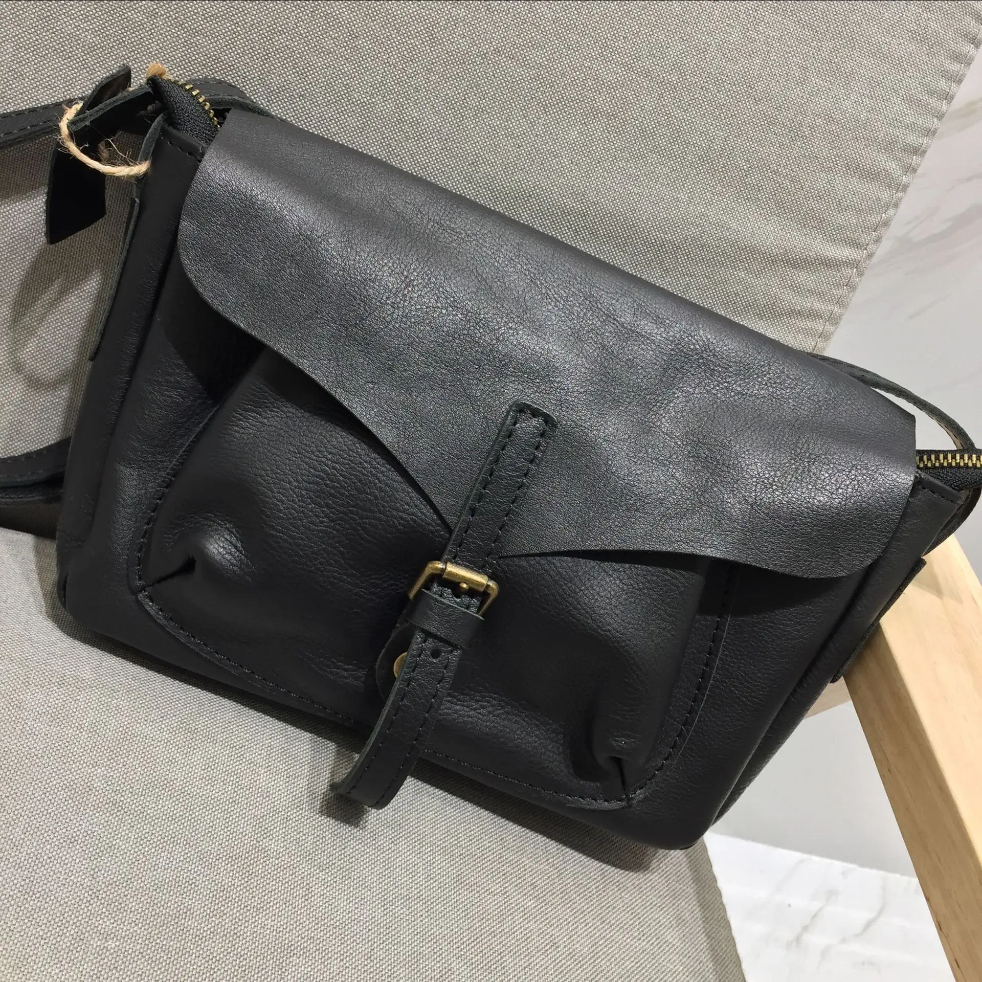 

Retro Genuine Leather Top-grain Cowhide Handcrafted Casual Women's Single-shoulder Designer Luxury Bag