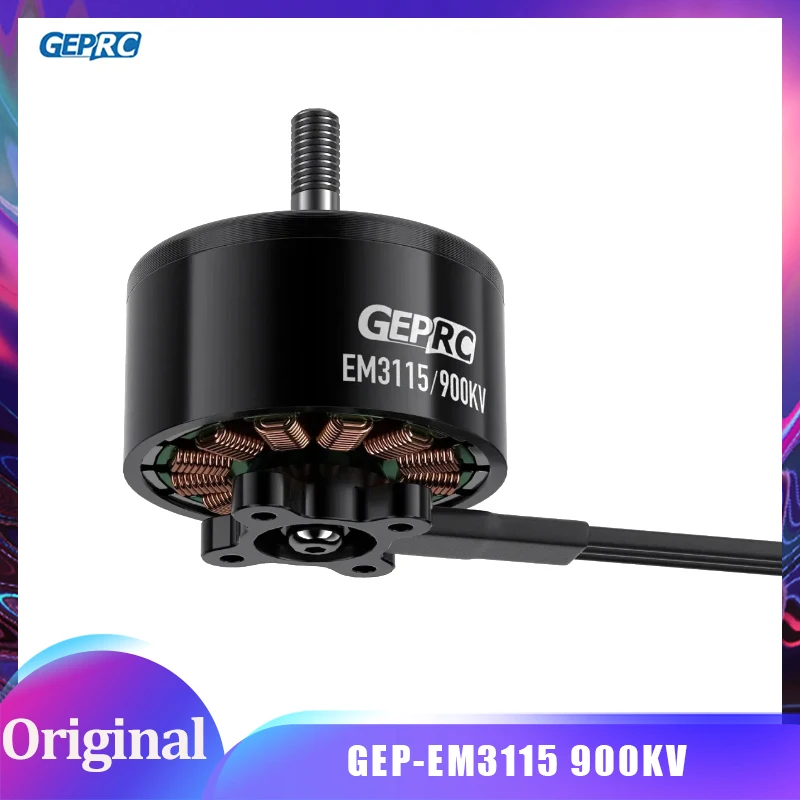 

GEPRC EM3115 3115 Motor 900KV 6S LiPo Suitable for FPV Freestyle 8-10inch Long Range Drones DIY Mark4 LR10 Parts