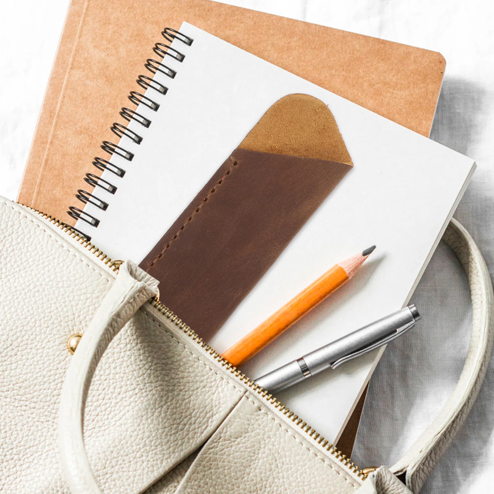 

Pen Case Vintage Style Multi Pen Storage Pouch For Home Office School Gift Desk Organizer Stationery Accessory