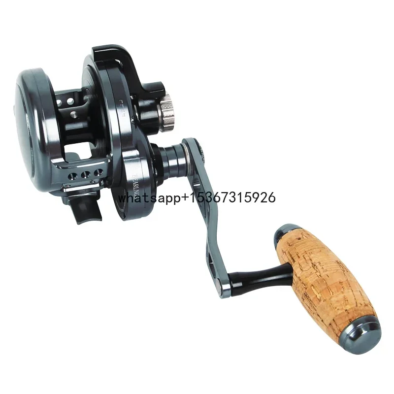 Slow Jigging Reel Boat 35kg 6.3:1 Gear Ratio Saltwater Trolling Drum Reels Sea Fishing Reel