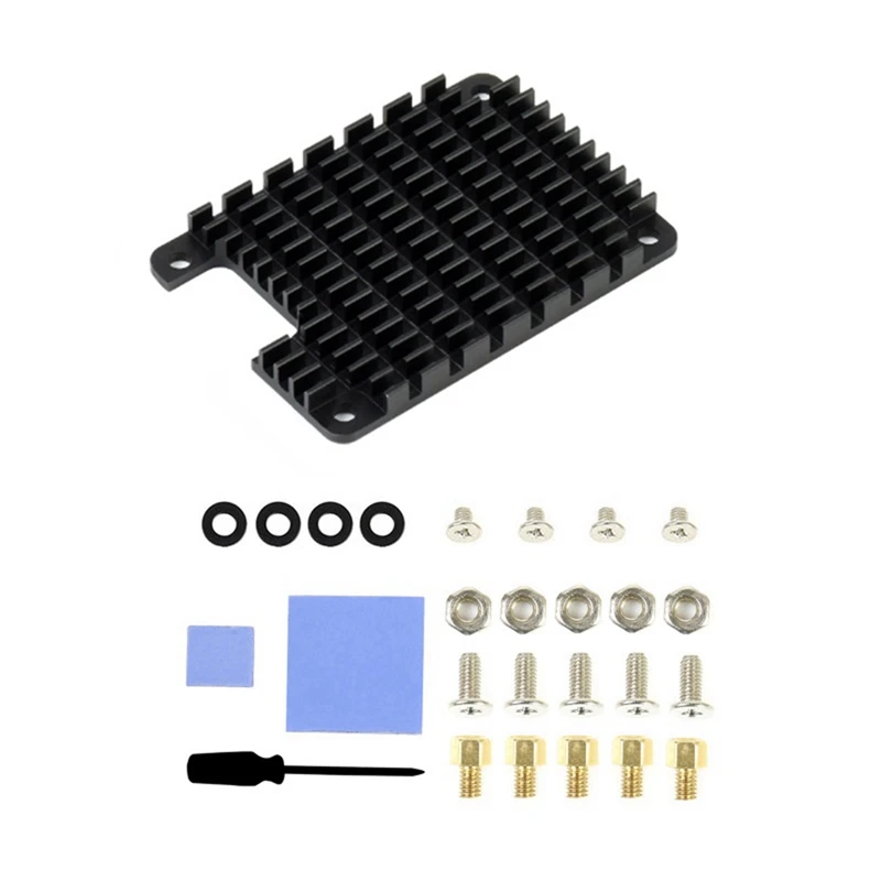 CM4 Dedicated Aluminum Heatsink for Compute Module 4 with Thermal Pads Passive Cooling for CM4 Board-DTA9