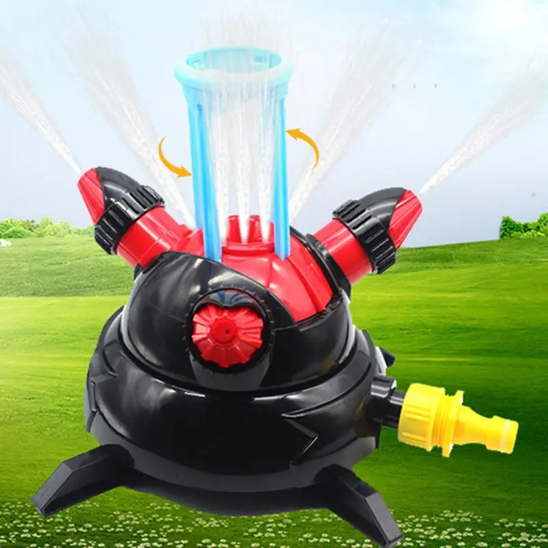 

3 Arm Rotary Sprinkler Automatic Garden Lawn Water Sprinklers Yard Watering Irrigation Tool for Home Whirling Kids Water Toys