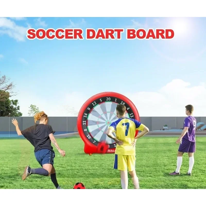 Inflatable football target, large dartboard, outdoor dartboard shooting plate lawn interactive game