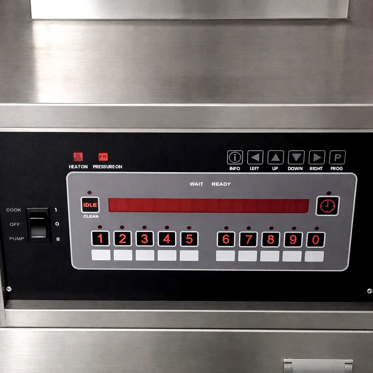 Commercial Electric Pressure Fryer for Pollo Broaster | Henny Penny PFG 500 Compatible Stainless Steel 13.5kW 4-Wheel Fryer