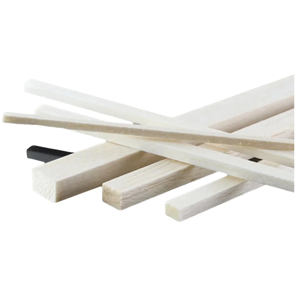 25 pièces de 250mm de long, 1,5x1 barre en Bois Carrée AAA + Balsa, 5/2x2/3x3/4x4/5x5/6x6mm, pour Modèle d'Avion/Bateau, Bricolage