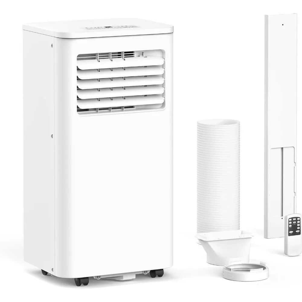 Portable Air Conditioners Cool Up to 450 Sq.Ft, 4 Modes Portable AC with Remote Control/LED Display/24Hrs Timer