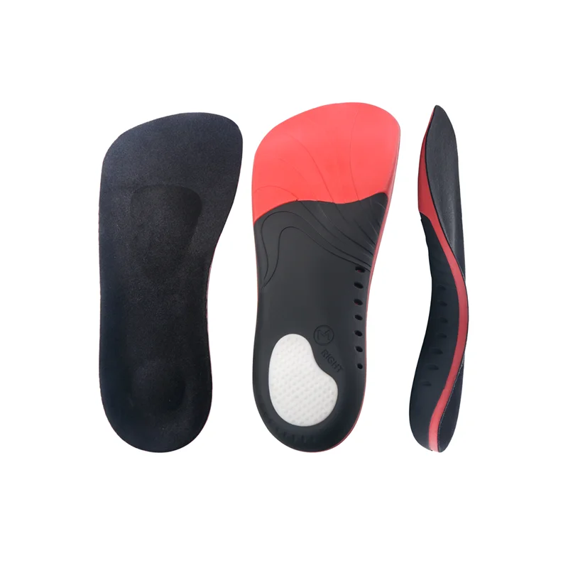 Arch support correction half size pad, arched foot, flat foot, inner and outer figure eight XO leg shape correction insole