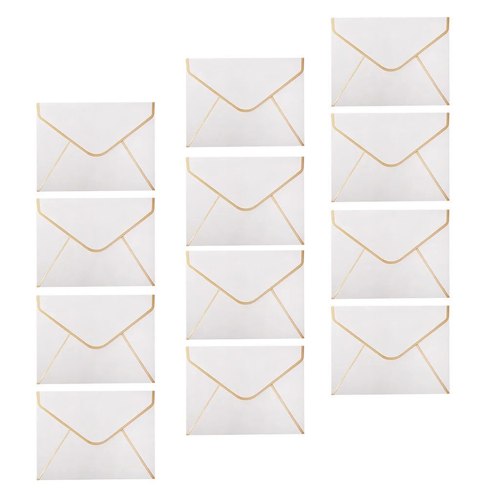 50 pcs 1 Set Blessing Envelopes Exquisite Stylish Message Envelopes For Greeting Cards Wedding Invitations Birthday Gifts