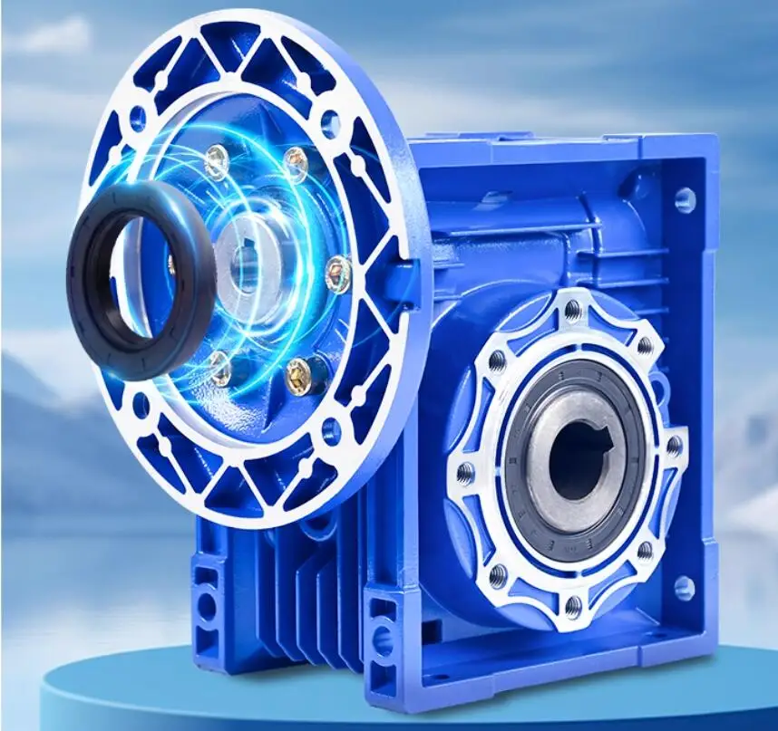 

Worm Gear NMRV063 Reducer Gearbox Reducer Ratio 5: 1-100: 1 For Nema 42 Servo Stepper motor Flange 80/110/130