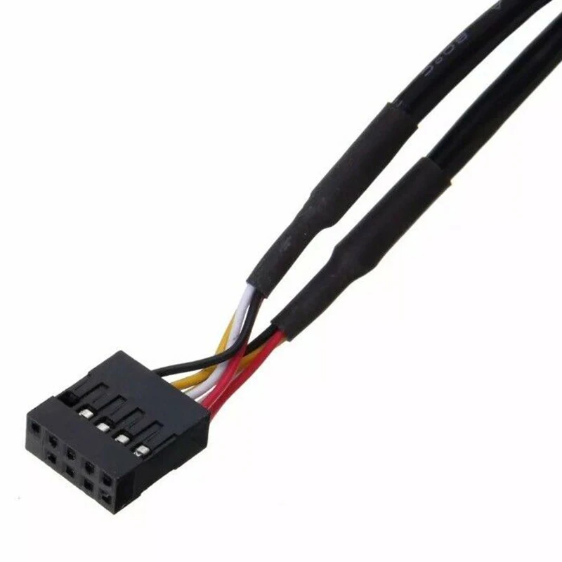 A13E-Motherboard Usb 9Pin Header 1 To 4 Splitter Port Multiplier 30Cm Extension Cable