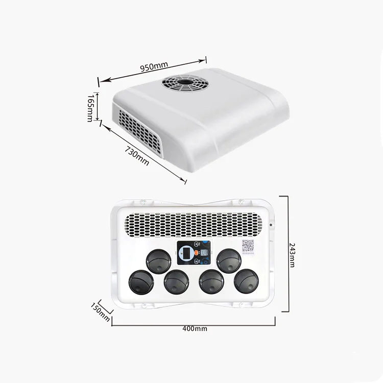 

2024 Hot Sales 12V/24V Rooftop Air Conditioner for Truck/RVs/Motorhomes DC Electric Sleeper All in one