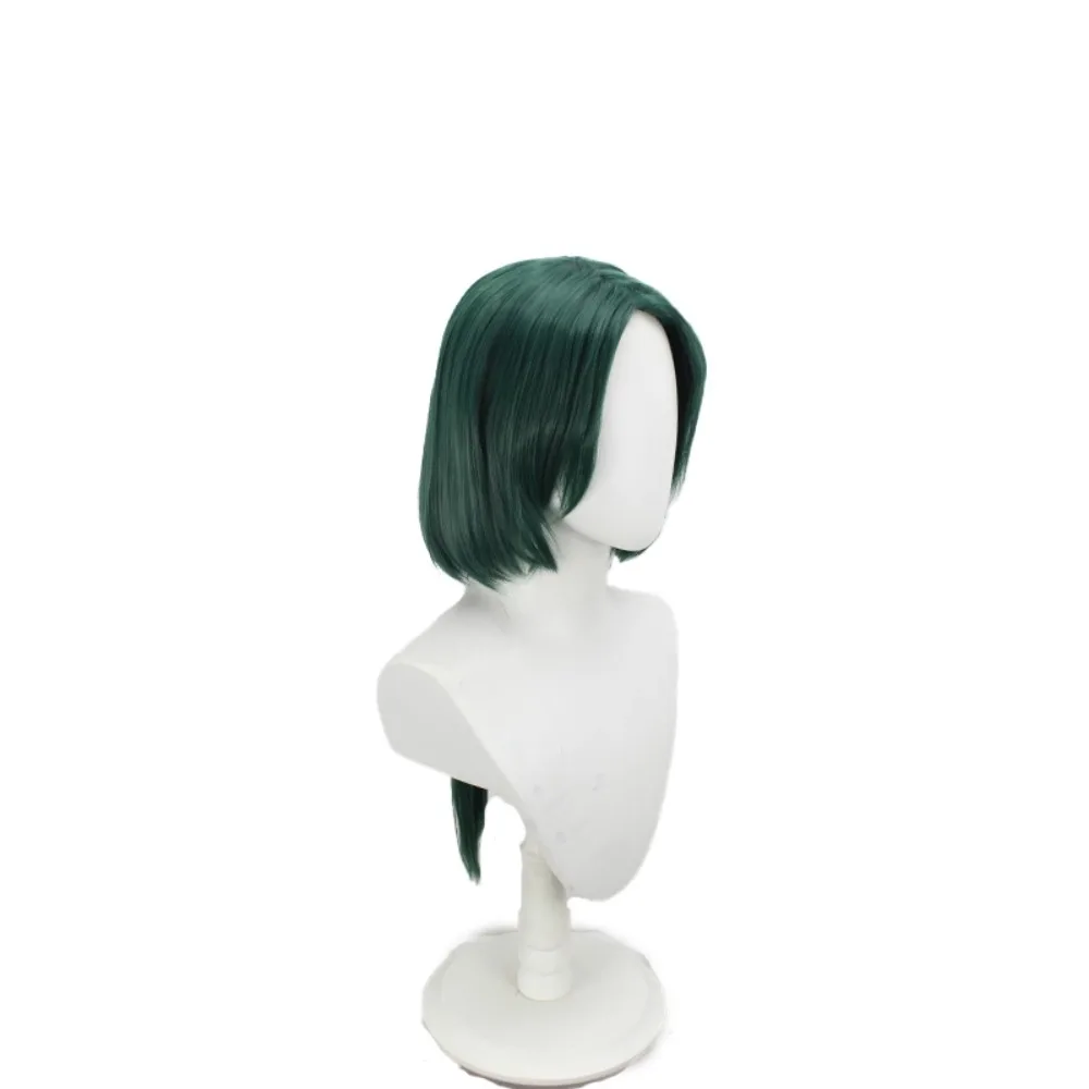 Perruque Linhardt emblème de feu, cheveux de Cosplay verts, trois maisons