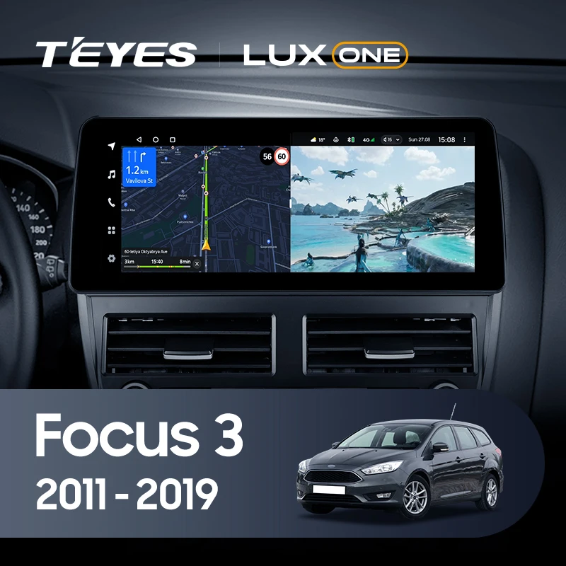 TEYES LUX ONE For Ford Focus 3 Mk 3 2011 - 2019 Car Radio Multimedia Video Player Navigation GPS Android No 2din 2 din dvd