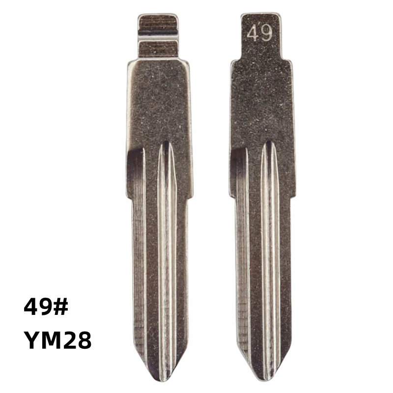 

5Pcs YM28 Metal Blank Uncut Remote Key Blade For Opel For Keydiy KD Xhorse VVDI JMD