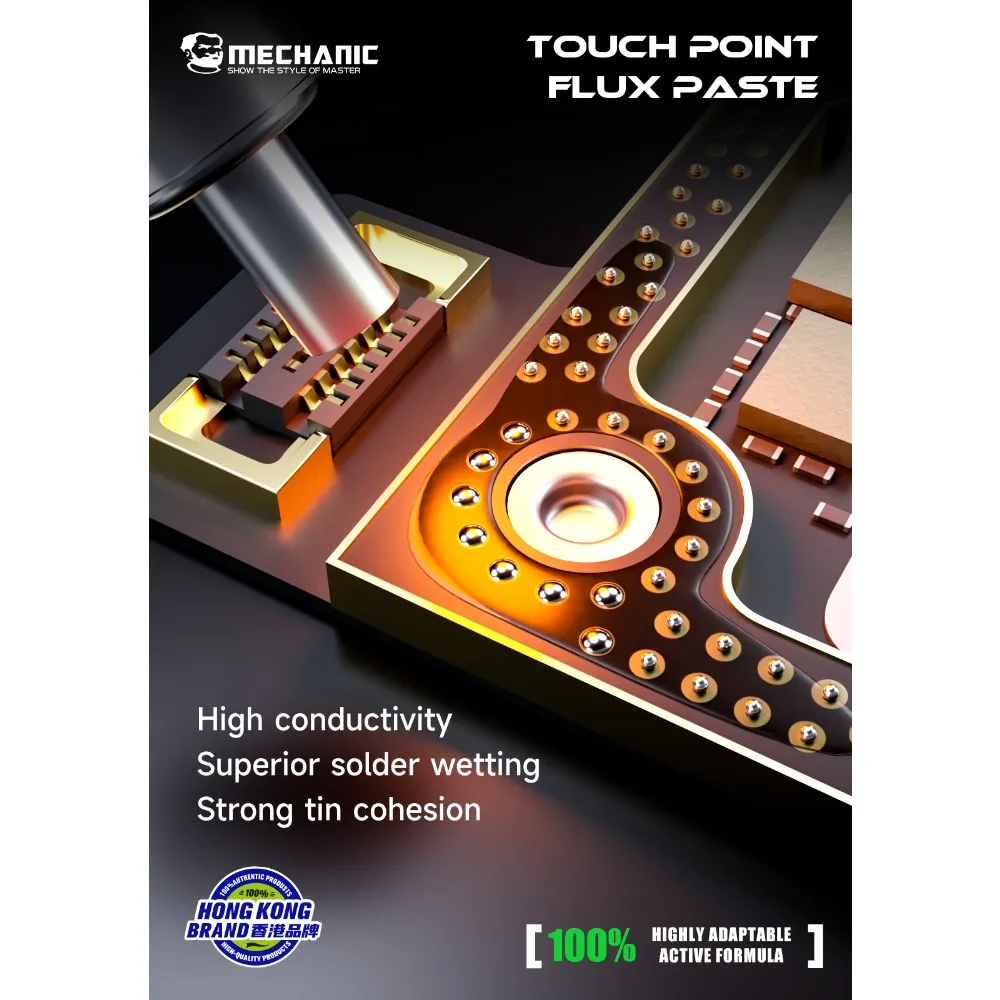 MECHANIC SF38 Nano Flux Paste For Electronics PCB IC Mobile Phone Chip CPU LED BGA Repairing Tracky High Performance Welding Too