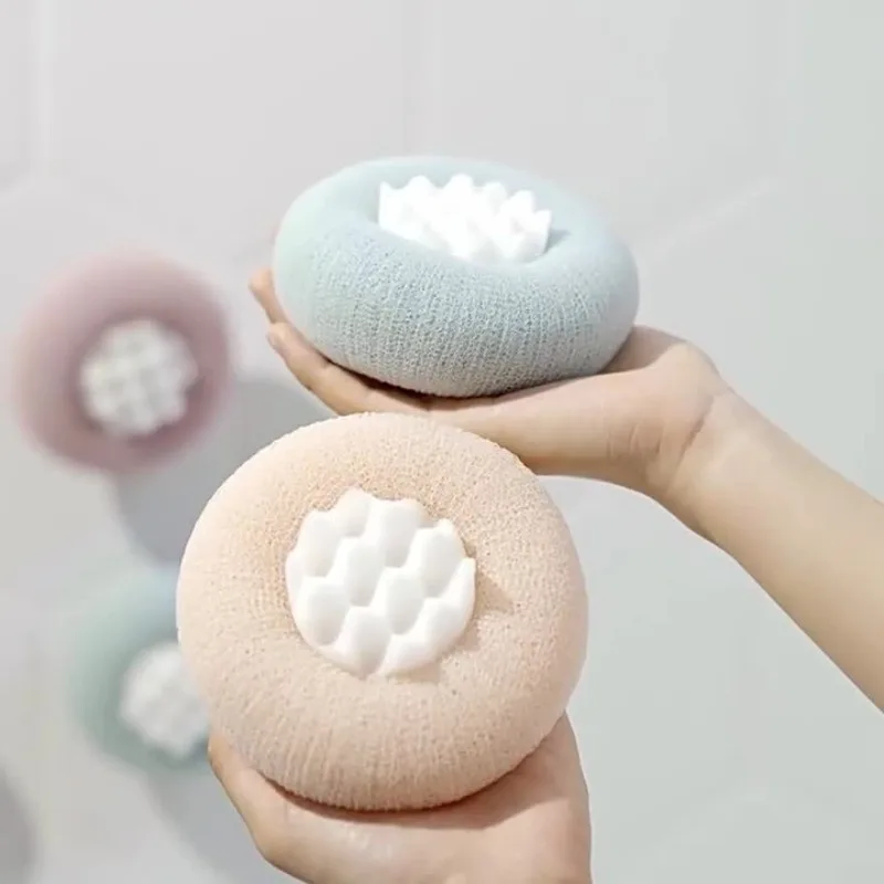 1/3Pcs Sunflower Suction Cup Bath Ball Rubbing Sponge Artifact Massage Bath Rubbing Painless Rubbing Mud Rubbing Back Bath Brush