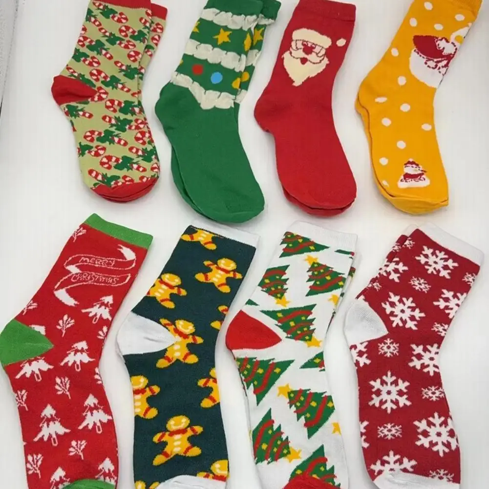 Christmas Sock Advent Calendar 2024 Christmas Advent Calendar With 24 Pairs Xmas Socks Xmas Countdown Calendar For Women Men - Image 6