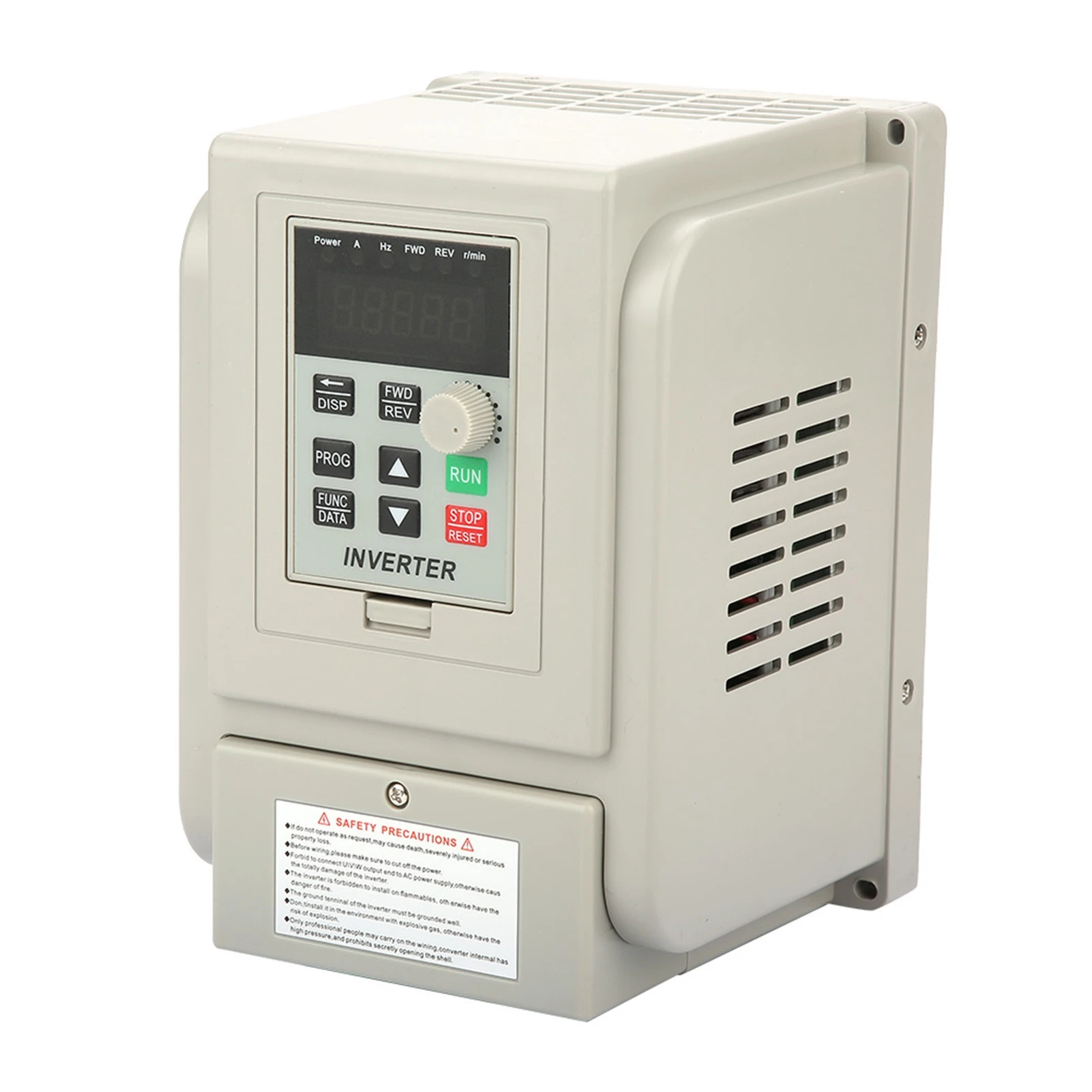 Adjustable Frequency Drive VFD 220VAC Single Phase Variable Frequency Drive VFD Speed Controller for 3 Phase 2.2kW AC Motor