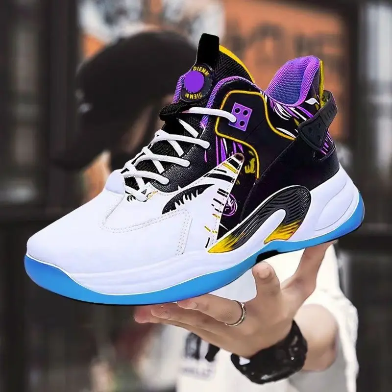 أحذية كرة السلة أحذية رجالية أحذية رياضية عالية الجودة مقاومة للاهتراء أحذية قابلة للتنفس للتدريب الرياضي في الهواء الطلق أحذية رياضية كاجوال أوم #2
