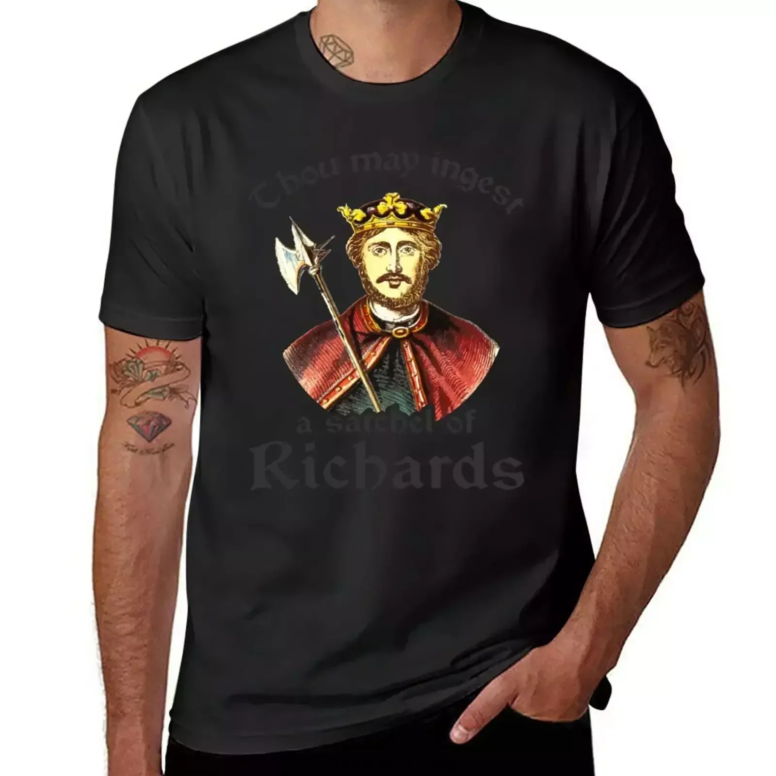 Thou May Ingest A Satchel Of Richards T-Shirt quick-drying shirts graphic tees tshirts for men