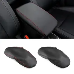 For Mitsubishi Outlander 2016 2017 2018 2019 2020 2021 Microfiber Leather Car Center Console Armrest Box Cover Protective Trim