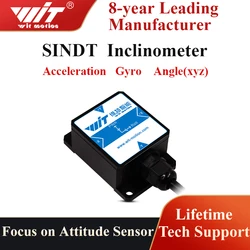 SINDT Dual-axis Accelerameter 200Hz MPU6050 3-Axis Acceleration+Gyro+Quaternion+2-Axis Angle(XY 0.2°Accuracy), IP67 Waterproof