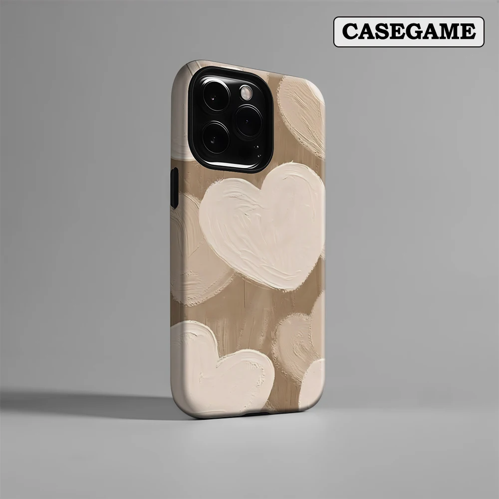 Heart Strokes IPhone 17 Must-Haves Handyhülle für IPhone 17 16 15 14 13 12 Pro Max Plus Doppelschichtige Rückseite INS