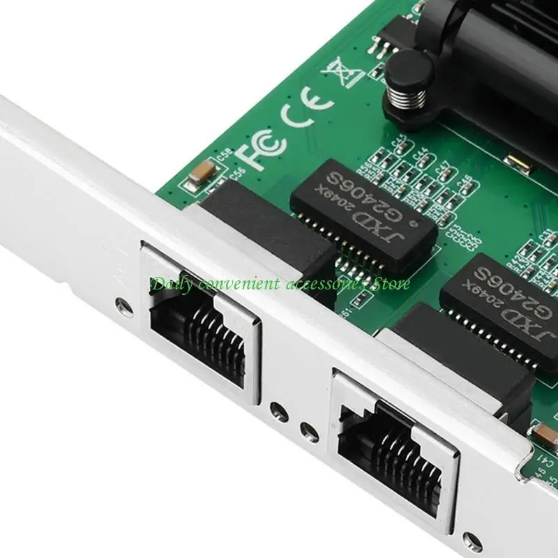 97QB Dual Gigabit Port PCIe 1000M Server Card Card لـ 82671 PCIe 1x RJ45 #2