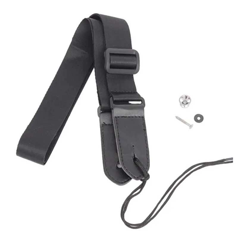 【D75C】Universal Ukrili Tail Stud Strap 21 23 26 Inch Ukrili Ukulele Diagonal Shoulder Strap Adjustable Nylon Guitar Belt With