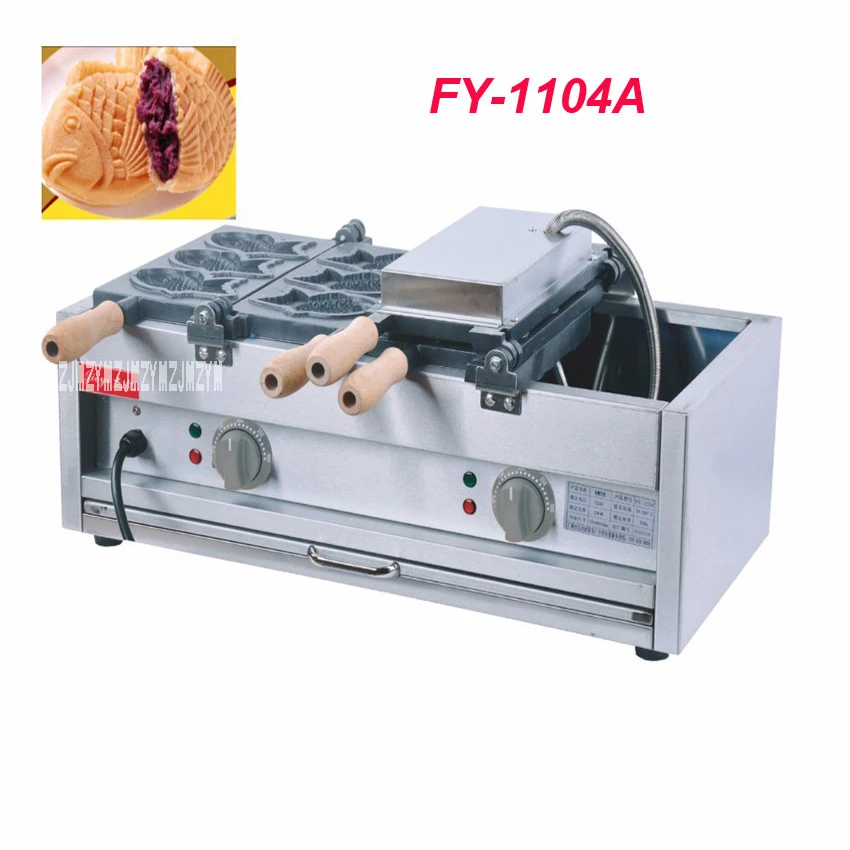 

IPC FY-1104A Electric Fish Waffle Maker Taiyaki Waffle Machine Commercial Grain Fish Snapper Burn Grilled Fish Scone