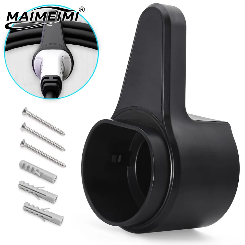 

1X EV Charger Holder Holster Dock For Electric Car Vehicle Type 2 Charging Cable Extra Protection Leading Wallbox Charging Units