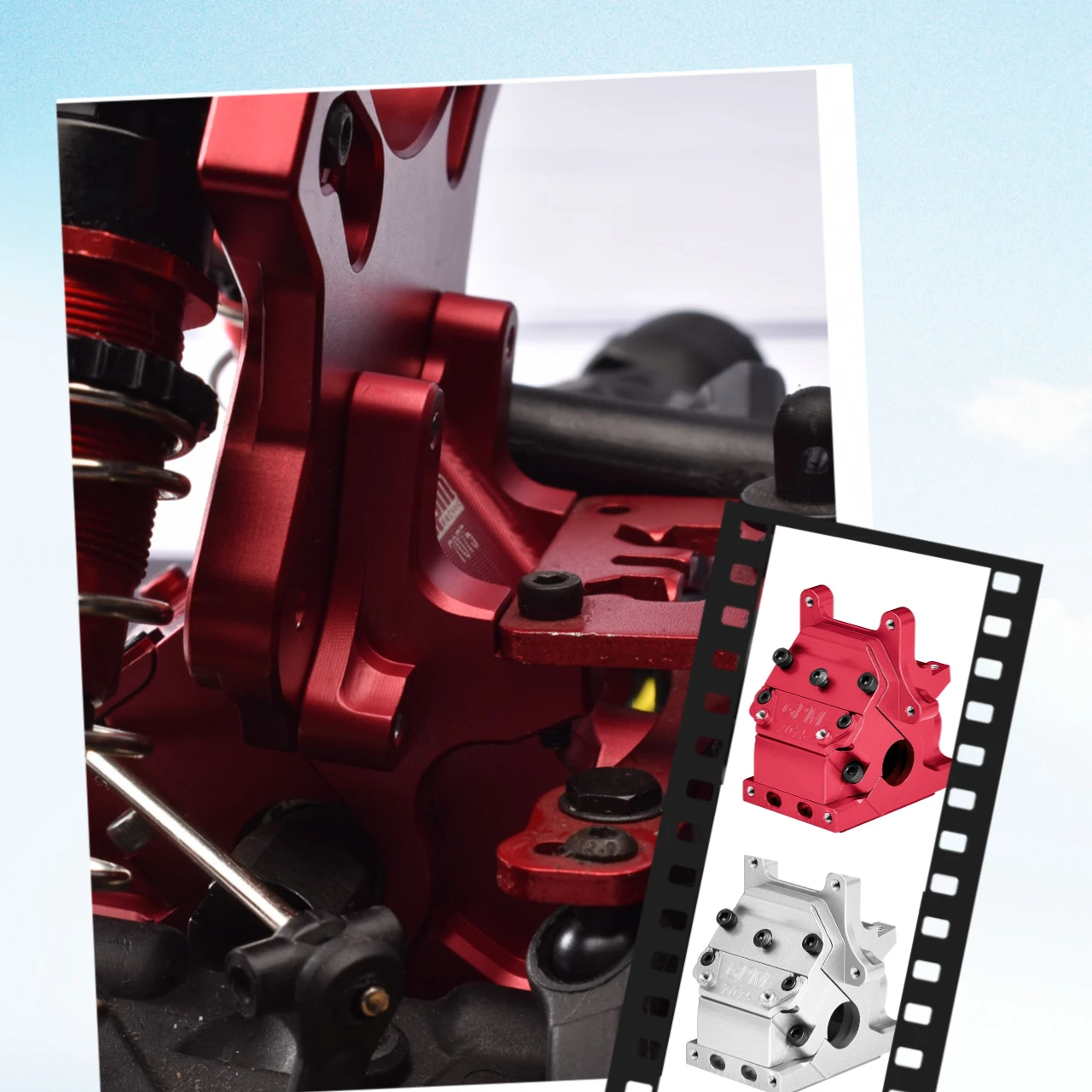 

Передняя/задняя коробка передач из сплава GPM для ARRMA Kraton Outcast Limitless Infraction