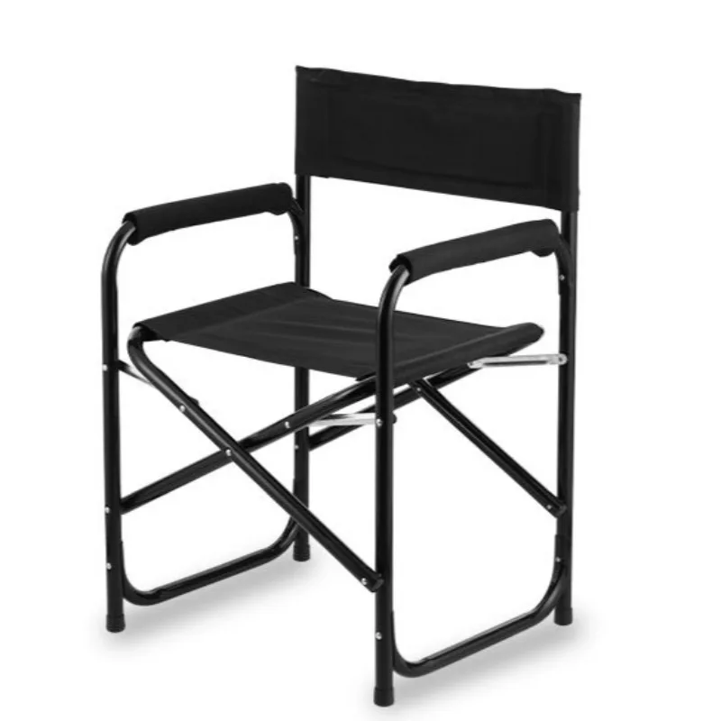 

Outdoor Portable Folding Camping Chair Wear-resistant Breathable Stable Anti-slip Stainless Steel Frame Chair Camping Equipment