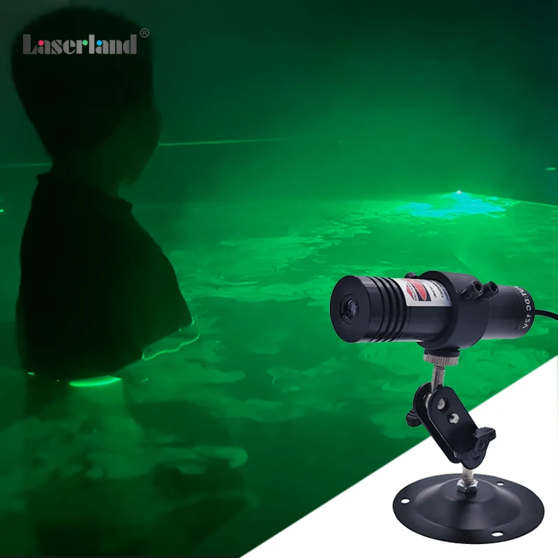 Modul Laser Garis Hijau 520nm untuk Portal Laser Rumah Seram Dekorasi Halaman Halloween Laser Perairan Payau