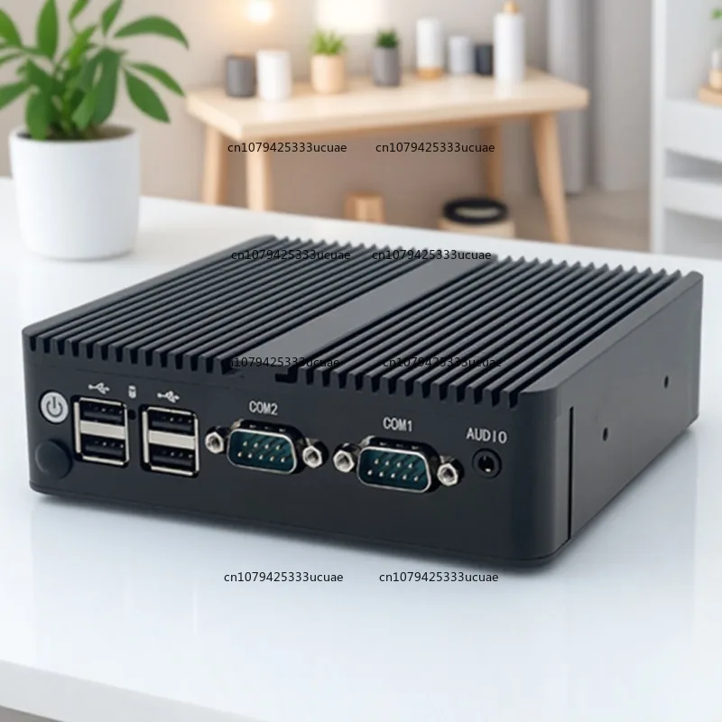 J1900 Mini Small Host Industrial Control Machine Micro Industrial Computer X86 Embedded Fanless Host