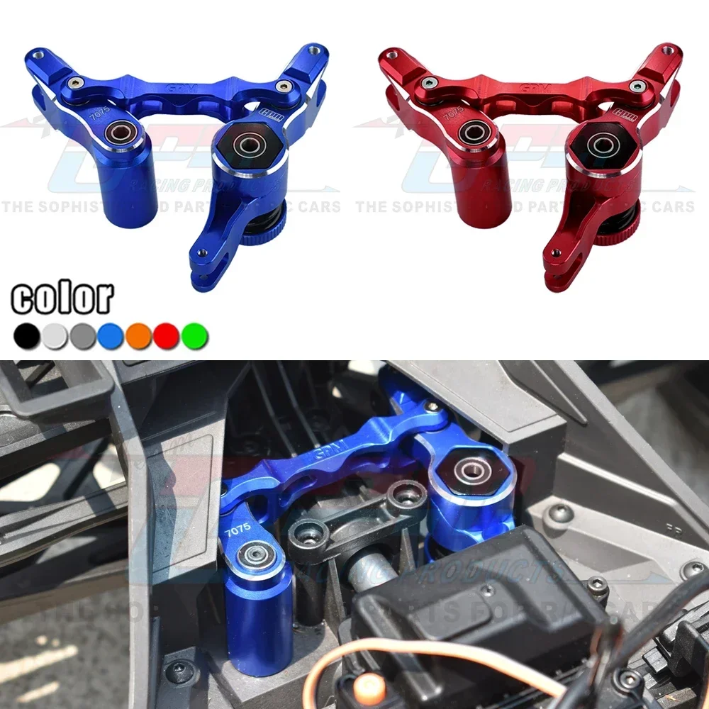 

GPM Metal Alloy Steering Bellcranks Steering Assembly 7843 for Traxxas 1/6 XRT 8S 4WD Monster Truck 78086-4 RC Car Upgrade Parts