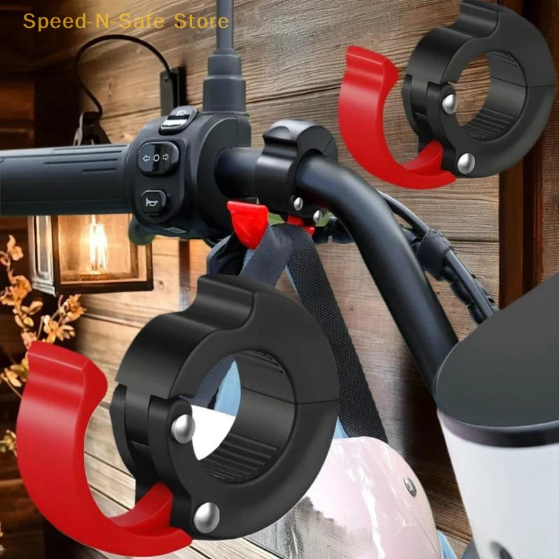 

Helmet Hanger Hanging Bag Hooks, ABS Accessory Set for Bicycle & Motorcycle Scooter