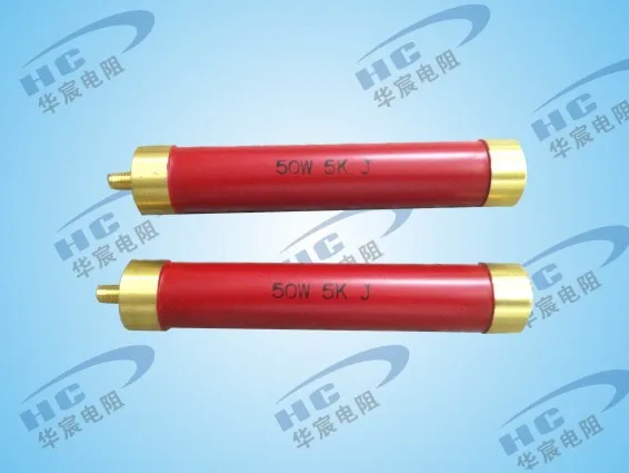 RI80 High Voltage Glass Glazed Resistor High Voltage Resistor