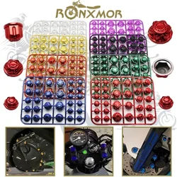 30PCS Motorcycle Screw Cap Cover Head Body Decorative Engine Nut Bolt Caps for Motorcycle Bicycle Accessories