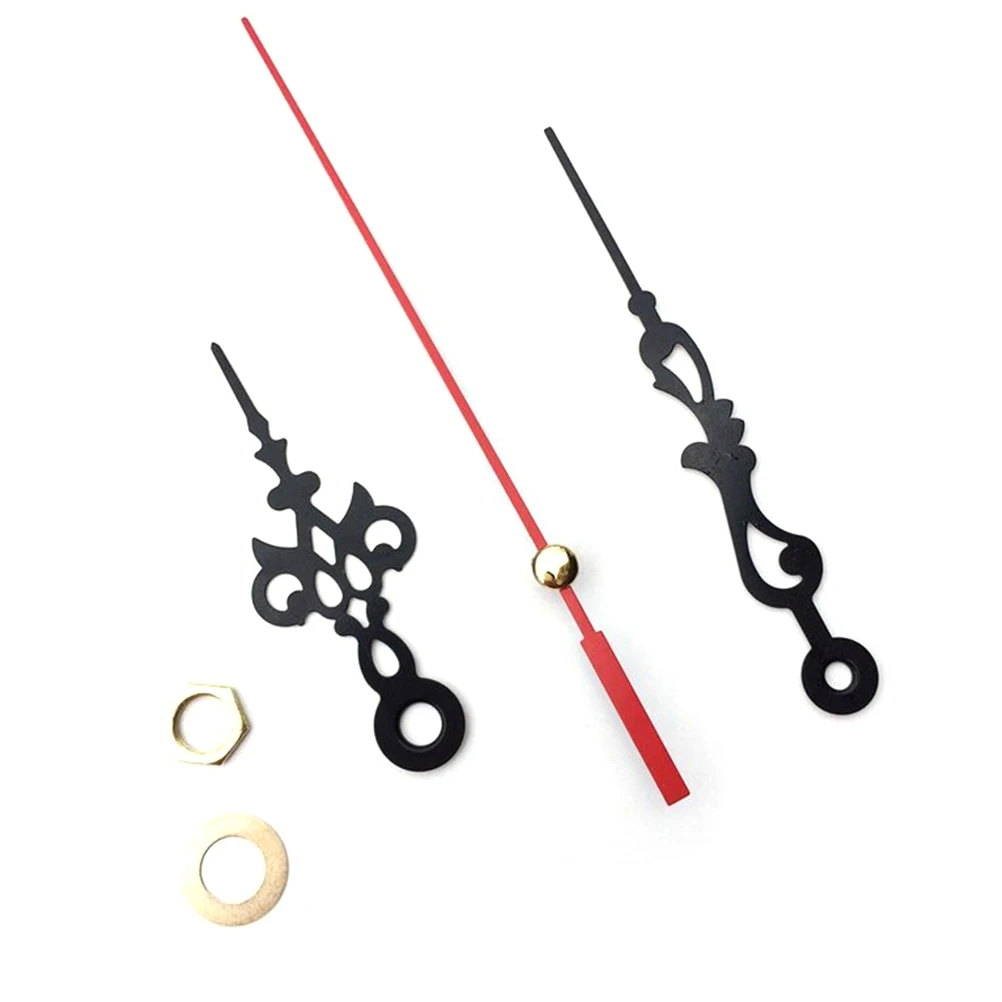 

5pcs Quartz Clock Time Hands Replacement Kit For Diy Clock Repair Durable Silent Precision Hands With Nut Gasket Set