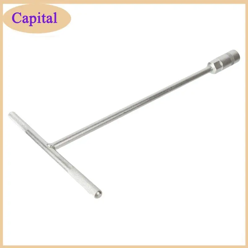 T Handle Socket Wrench Portable T-Type Hexagon Socket Tool Practical 14mm Repair Wrench for Motorcycle Car Steel Durable