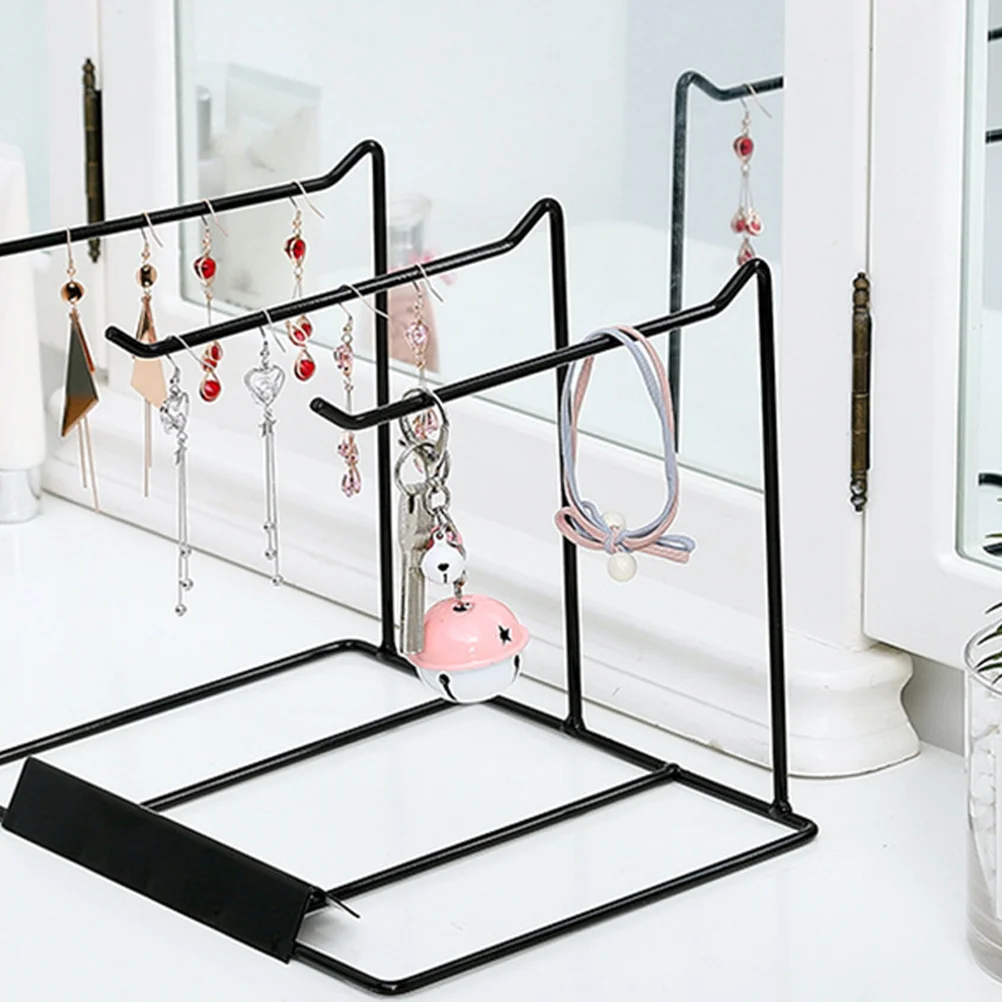 

Necklace Bracelet Display Stand Jewelry Organizer Hanger Metal Rack Premium Material Long Lasting Sturdy Base