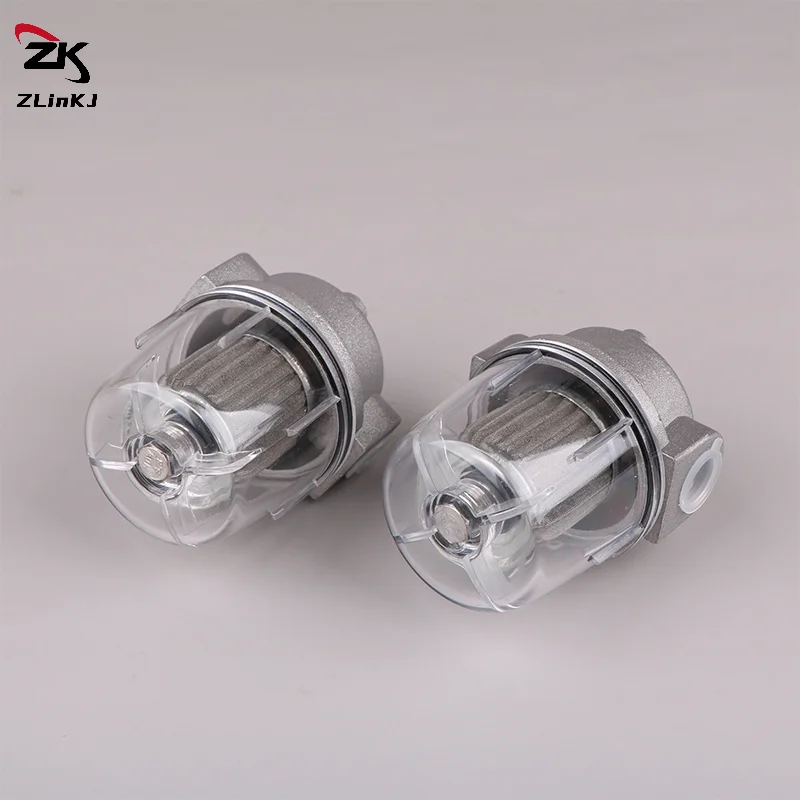 1PCS High Quality Oil Filter For Oil Burner Transparent P.C. Cup 1/4" 3/8" Small Diesel Fuel Filter For Boiler 25L/H