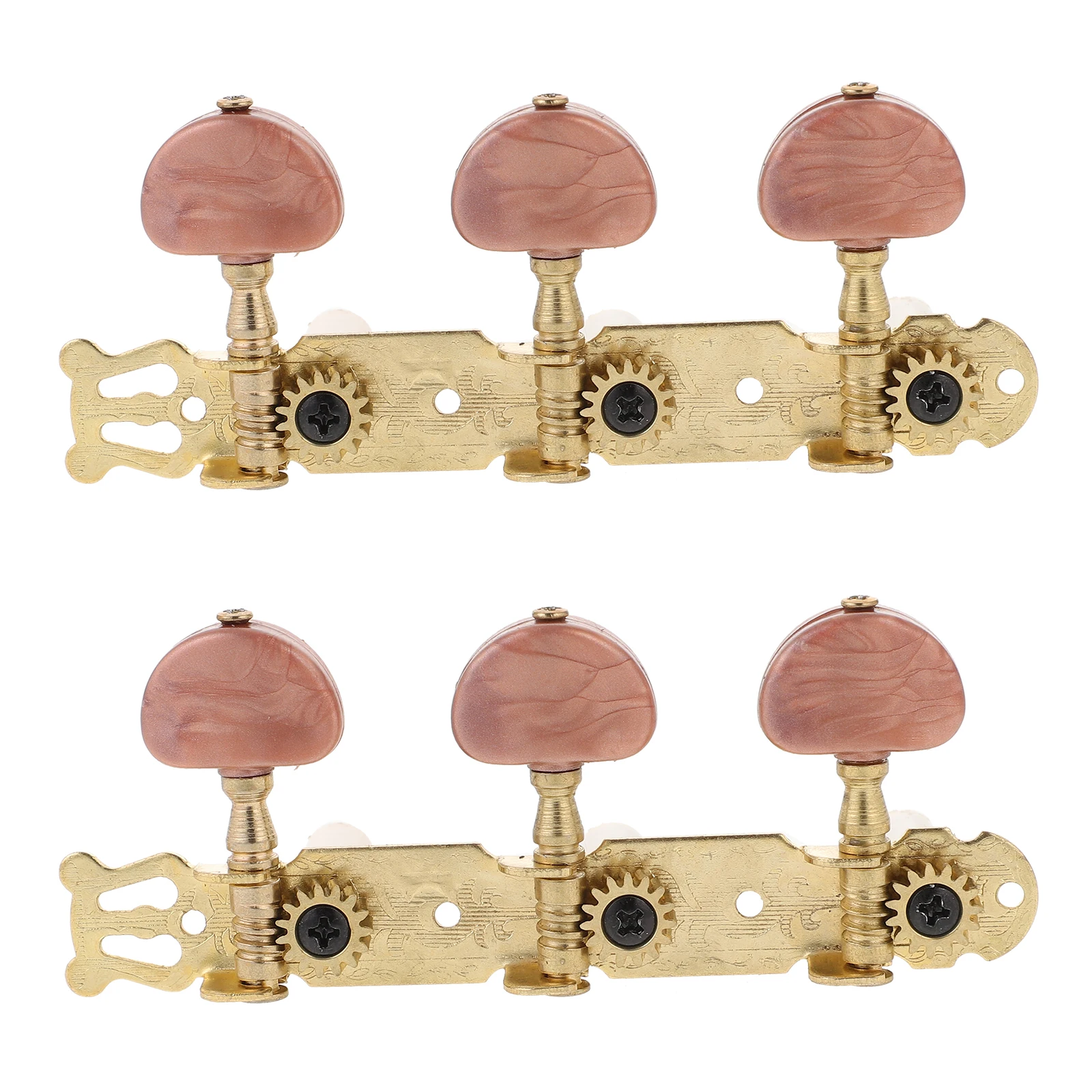 

2 Pcs Strings Elegant Guitar Tuning Pegs Machine Head Semicircle Classical Accessories