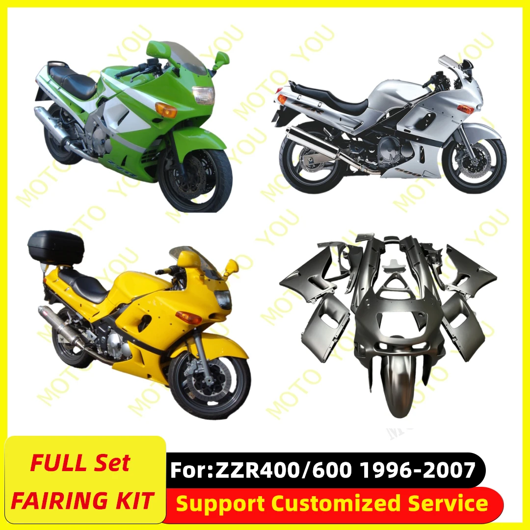 

Fit For Kawasaki ZZR400 ZZR600 1996-2007 2003 Fairing Kit Full Set Motorcycle Fairing Painted Bodywork New ABS Plastic 4 Gifts