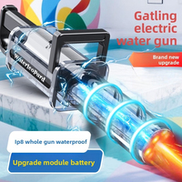 Summer party toys Gatling Electric Automatic Water Gun for Kids - High Pressure Powerful Spraying Toy Christmas gift