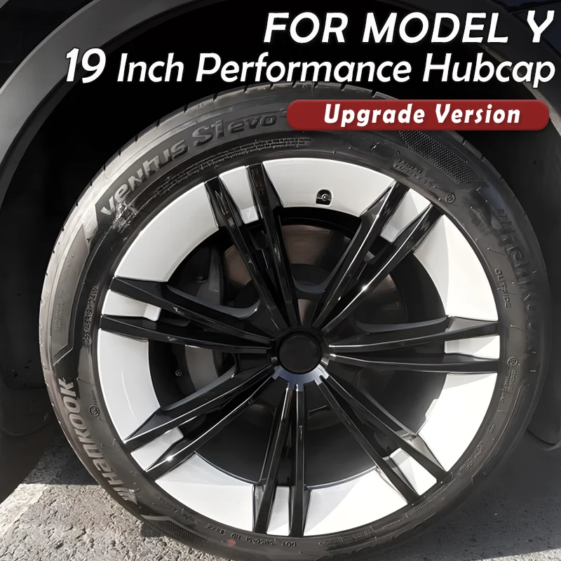 4PCS Hub Cap Car for Tesla Model Y 19 Inch Hubcap Performance Full Rim Cover  Wheel Cap for Gemini Accessories Wheel Parts 2024