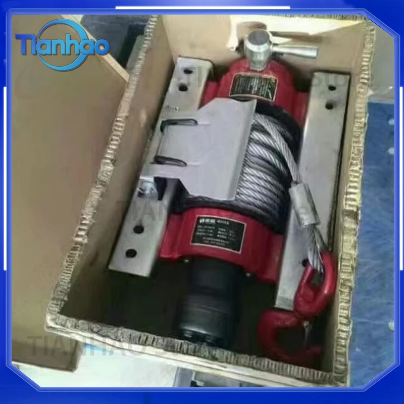 4T Hydraulic Winch for Small Size High Speed Large Pulling Force and Braking with Double Balance Valve Block