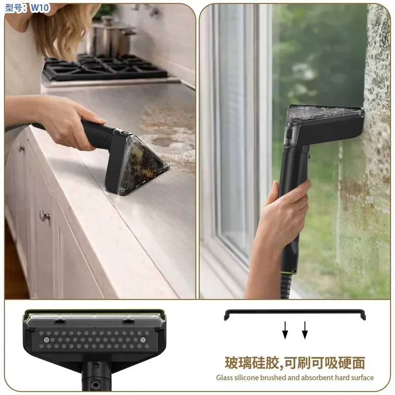 for W10 Fabric Cleaning Machine Wet Dry Hand Held Scrubbing Function For Sofa Carpet Cleaning