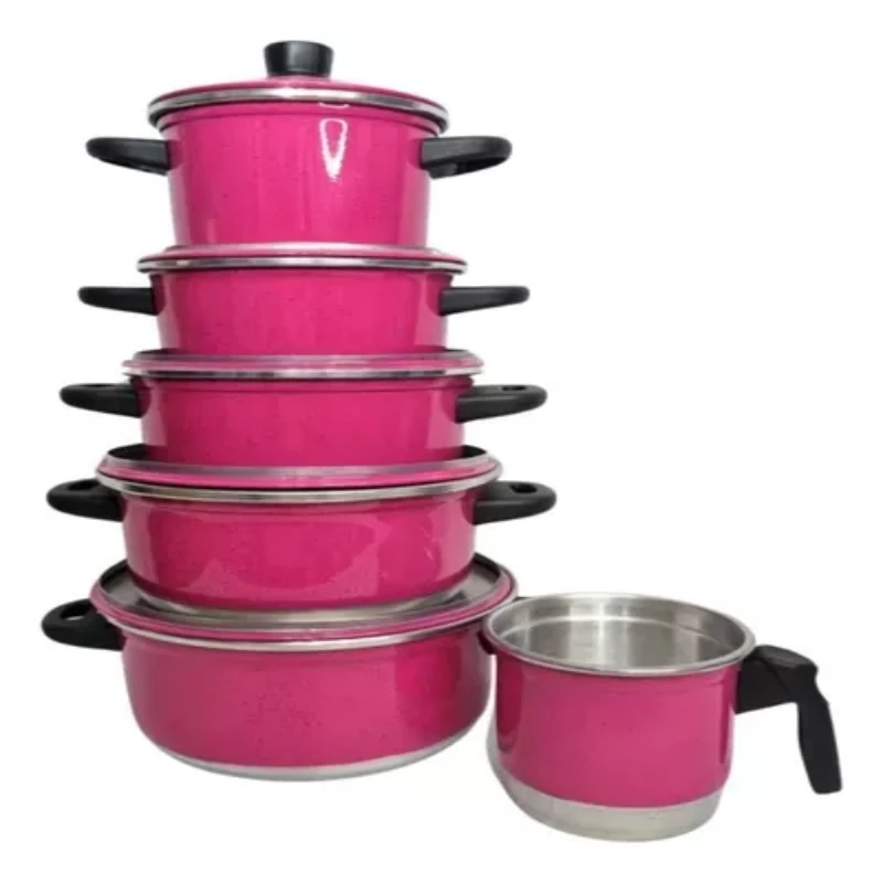 Add to Wish List 5 Pcs  Cookware  + 1 Gift Boiler #12 12x S/ Interest Ready Delivery Baking Cookware and Fryers